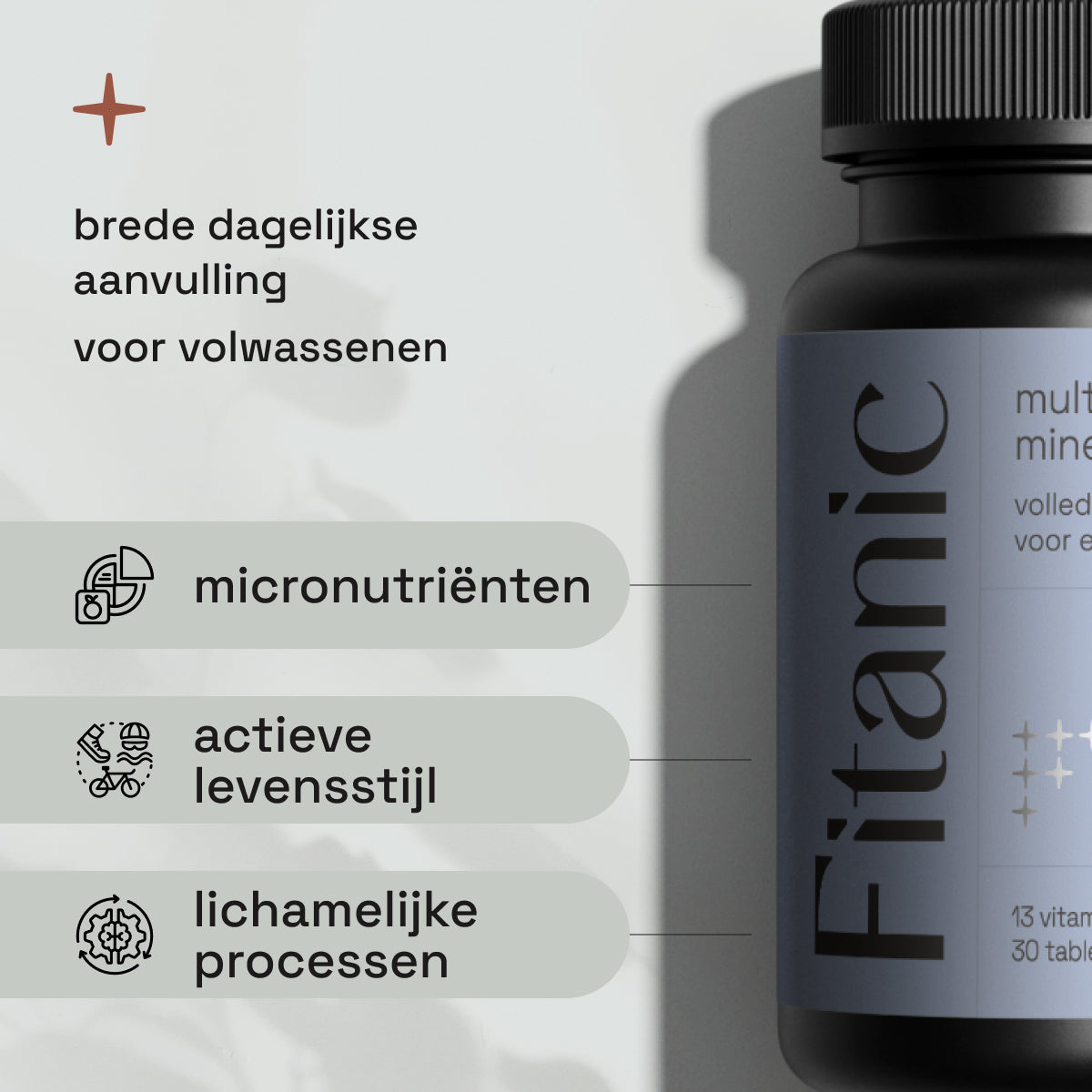 Multivitamine + Mineralen - 24 Nutriënten
