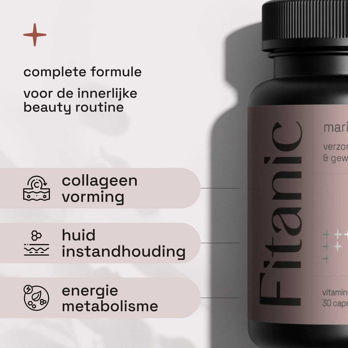 Marine Collageen - 400 mg + Vitamine C