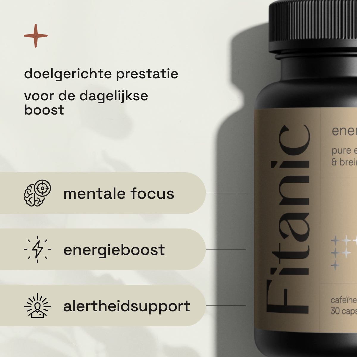 Energie & Focus - Cafeïne 100 mg