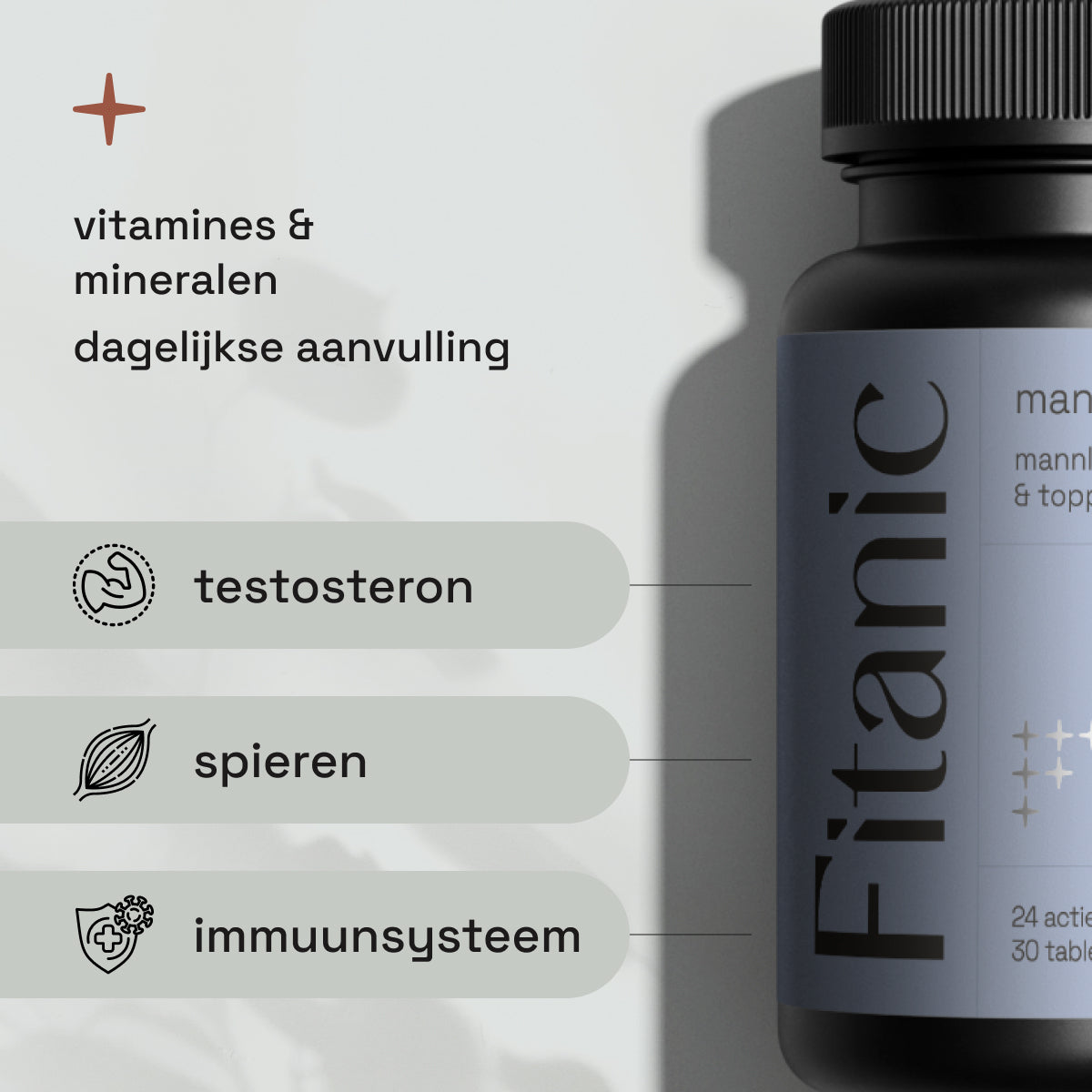 Multivitamine Man Ultra - 24 Nutriënten