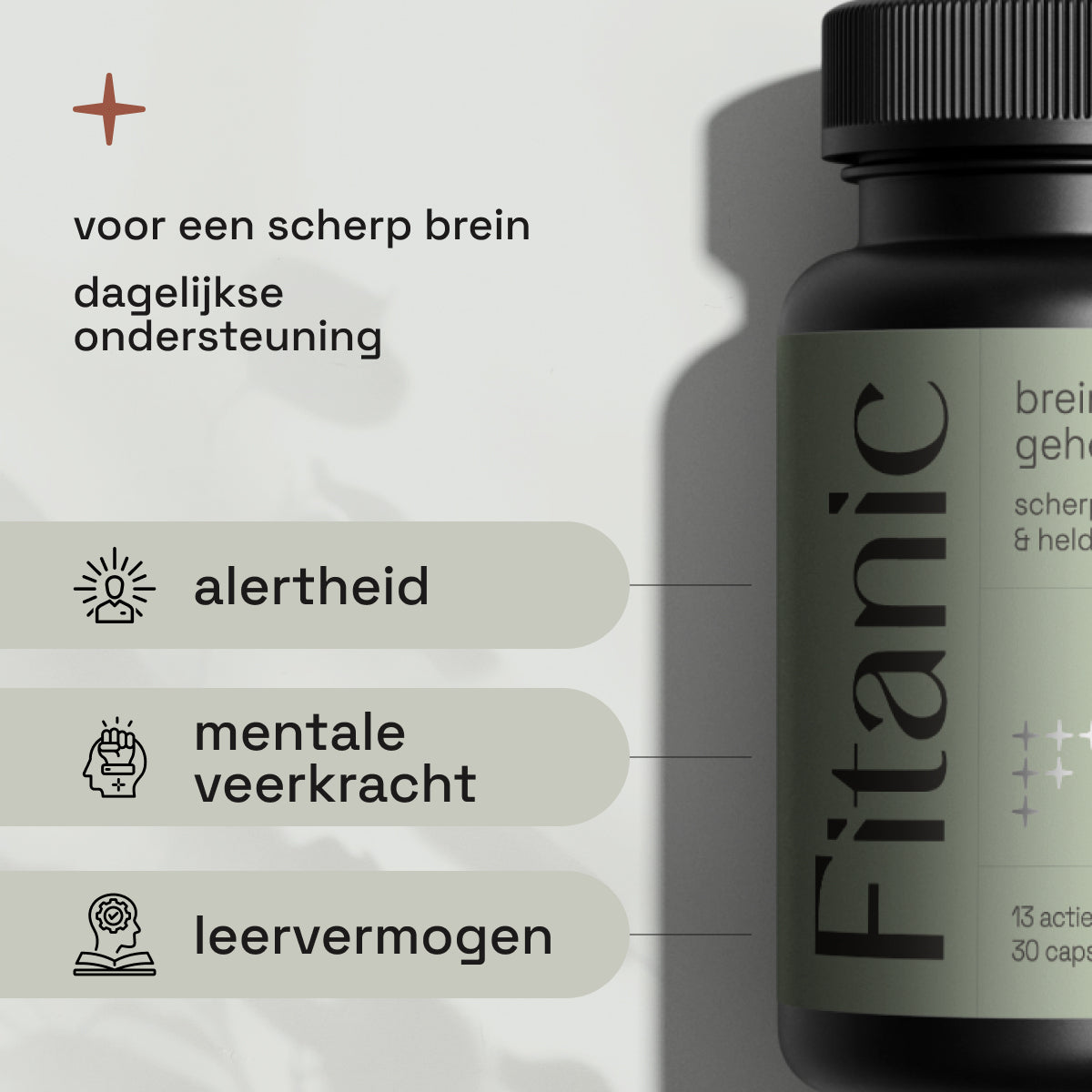 Brein & Geheugen Complex - Glycine 200 mg + Zink 10 mg